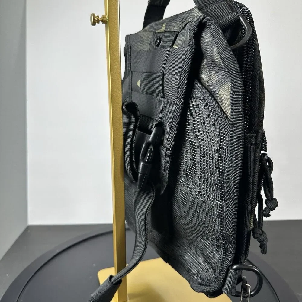 Tactical Sling Bag Shoulder Chest Molle Crossbody Outdoor Backpack Hiking